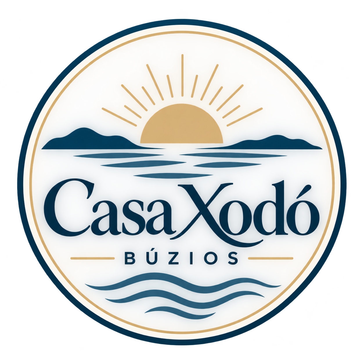 logotip casa xodó búzios al mar